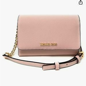 NWT Michael Kors Jet Set Travel Multifunction Phone Crossbody Bag